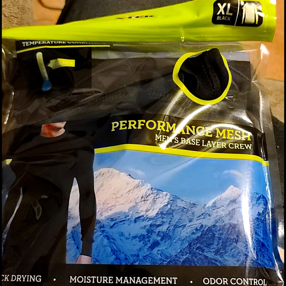 Xtek mens performance mesh crew
